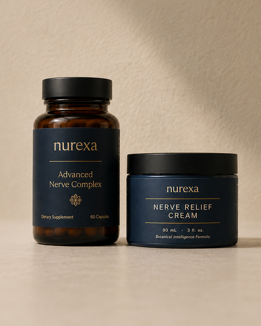 Nurexa Nerve Relief System — Advanced Nerve Complex capsules and Advanced Nerve Relief Cream